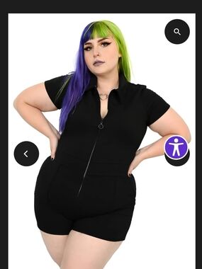 Foxblood Jamie Lee Zip up Romper